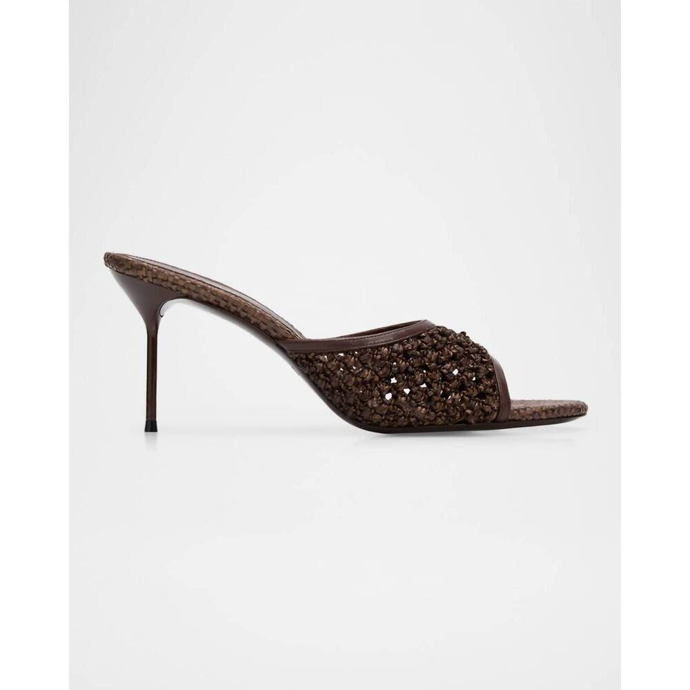 NEW PARIS TEXAS women's lidia sandal in ebano